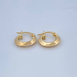 Candongas Clau 1.15gr / 1.5cm / Oro Amarillo 18K &