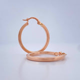 Candongas Andy 1.55gr / 2.5cm / Oro Rosa 18K &