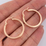 Candongas Andy 1.55gr / 2.5cm / Oro Rosa 18K &