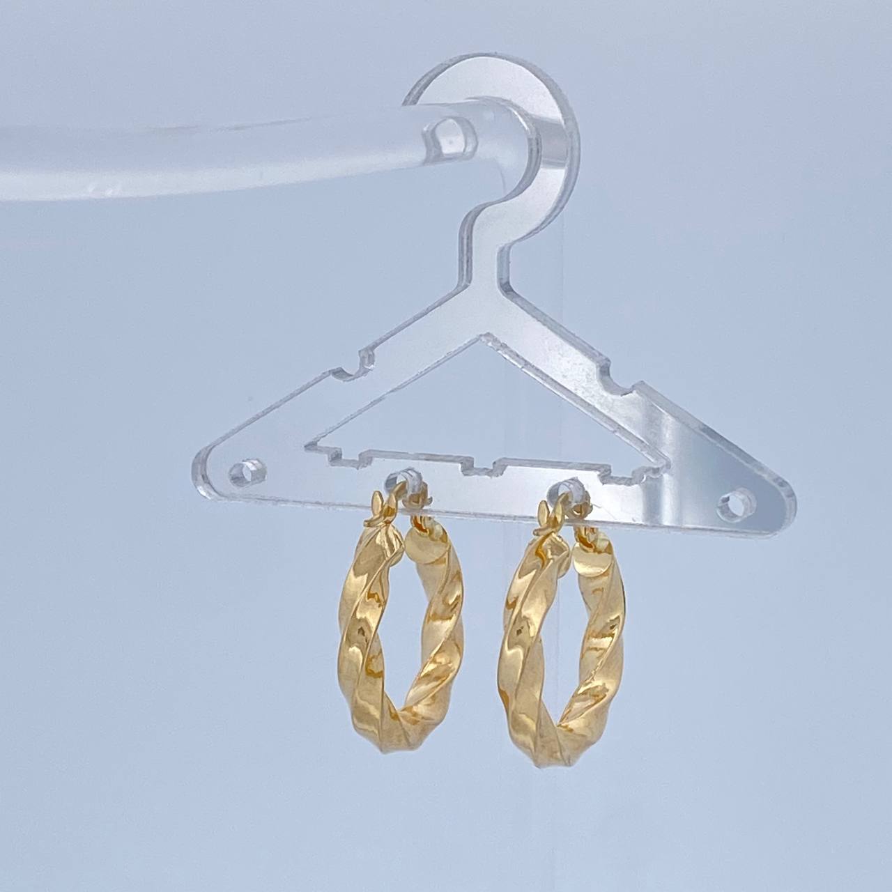 Candongas Kari 2.65gr / 2.5cm / Oro Amarillo 18K &