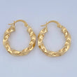 Candongas Kari 2.65gr / 2.5cm / Oro Amarillo 18K &