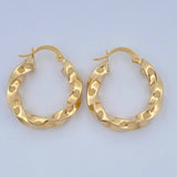 Candongas Kari 2.65gr / 2.5cm / Oro Amarillo 18K &