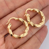 Candongas Kari 2.65gr / 2.5cm / Oro Amarillo 18K &