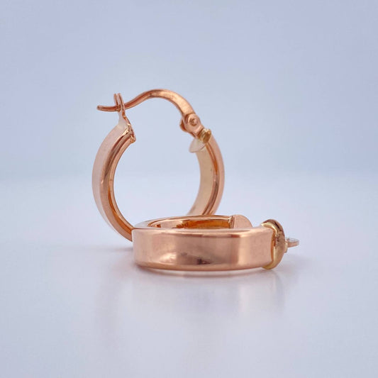 Candongas Diani 2gr / 1.8cm / Oro Rosa 18K &