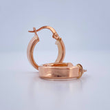 Candongas Diani 2gr / 1.8cm / Oro Rosa 18K &