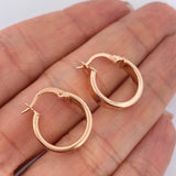 Candongas Diani 2gr / 1.8cm / Oro Rosa 18K &