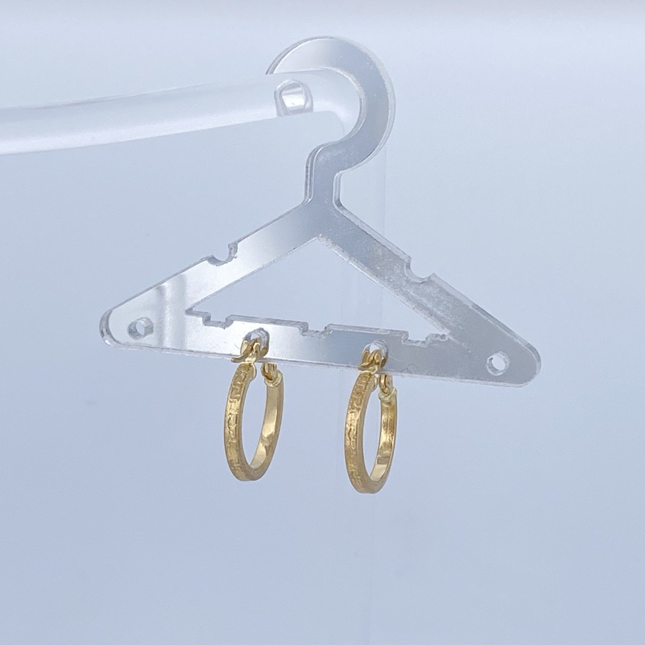 Candongas Tribal 1.05gr / 1.8cm / Oro Amarillo 18K &