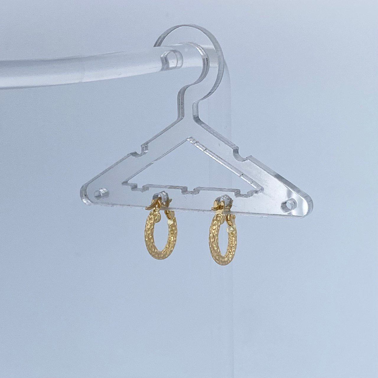 Candongas Carly 0.9gr / 1.6cm / Oro Amarillo 18K &