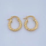 Candongas Carly 0.9gr / 1.6cm / Oro Amarillo 18K &