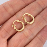 Candongas Carly 0.9gr / 1.6cm / Oro Amarillo 18K &