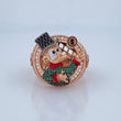 Anillo Pato Millonario Inspirado 11.6gr / T10 3/4 / Oro 18K &