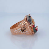 Anillo Pato Millonario Inspirado 11.6gr / T10 3/4 / Oro 18K &