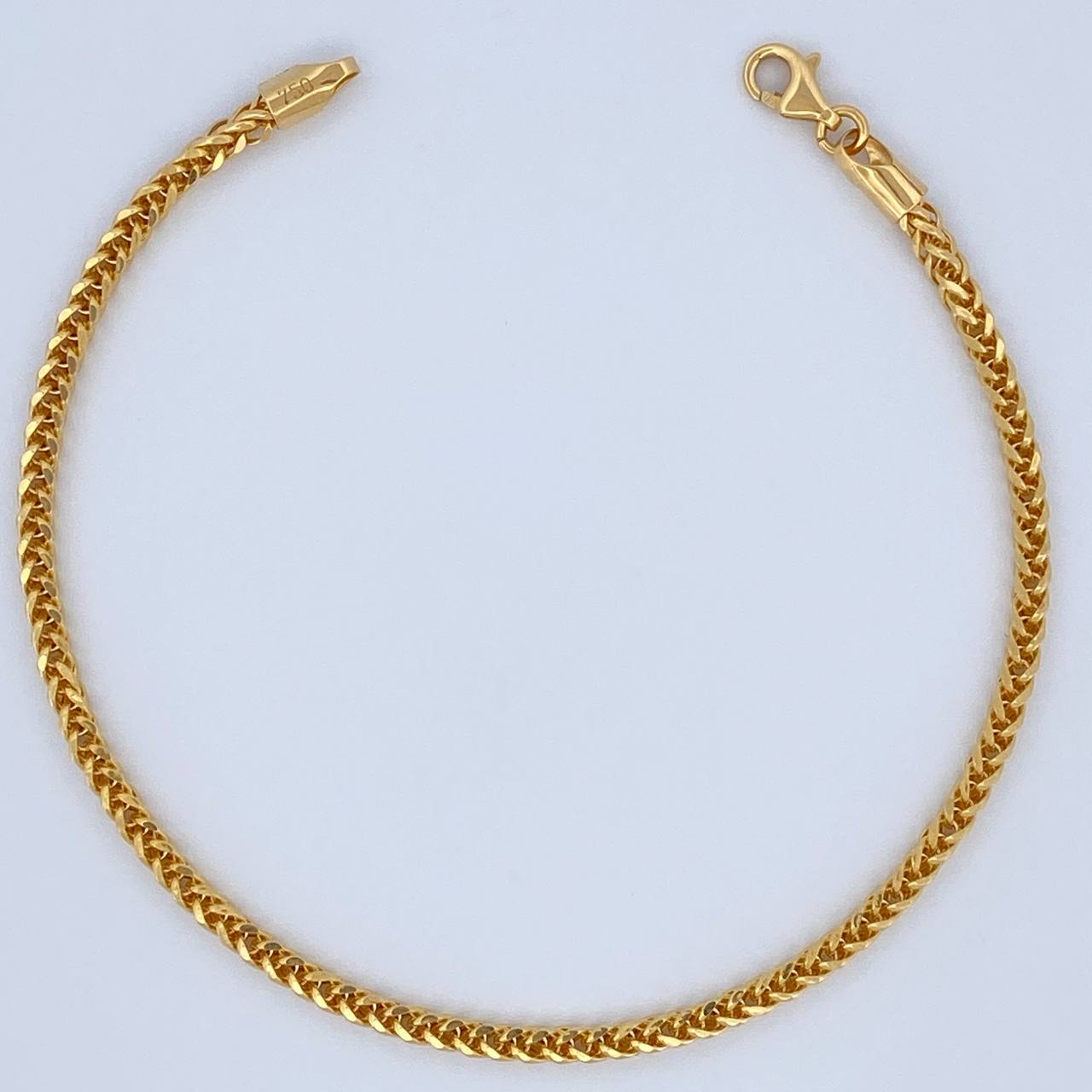 Pulso Franco 3.6gr / 20cm / +3 Oro 18K $