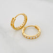 Candongas Carril 1.15g / 1cm Oro Amarillo 18K