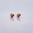 Topos Linea 0.8gr / Rubies 15 Pts Oro Amarillo 18K (Joya) &