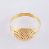 Anillo Malla Punteada 1.45 g / T7 1/2 Oro Amarillo 18K