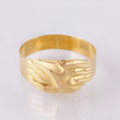 Anillo Abrazo Enlazado 1.95gr / T8 / Oro Amarillo 18K *