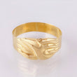 Anillo Abrazo Enlazado 2gr / T9 / Oro Amarillo 18K ©