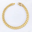 Pulso Cubano Monaco 10.35gr / 21cm / 7mm Oro Amarillo +4 18K ©