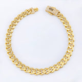 Pulso Cubano Monaco 10.35gr / 21cm / 7mm Oro Amarillo +4 18K ©