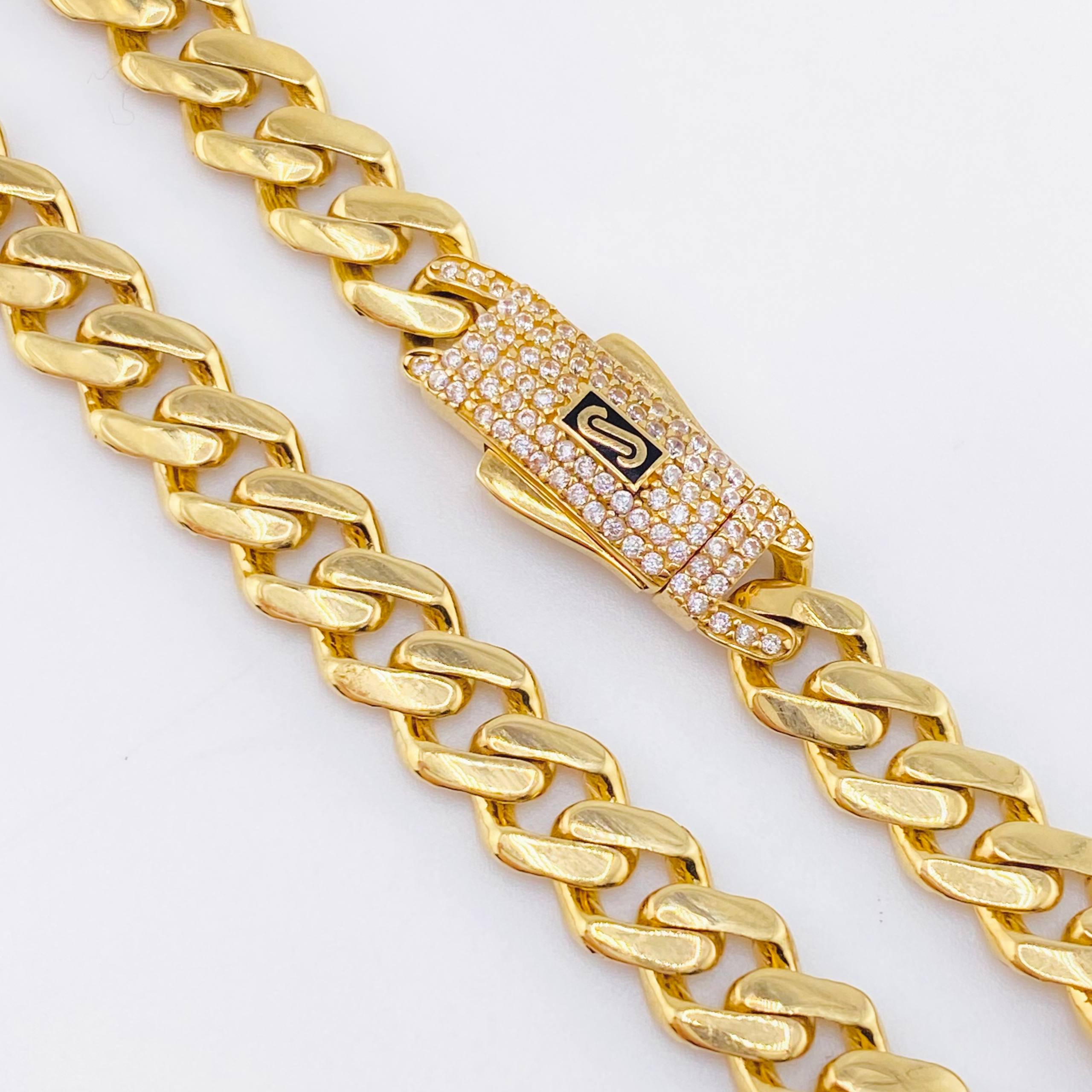 Pulso Cubano Monaco 10.35gr / 21cm / 7mm Oro Amarillo +4 18K ©