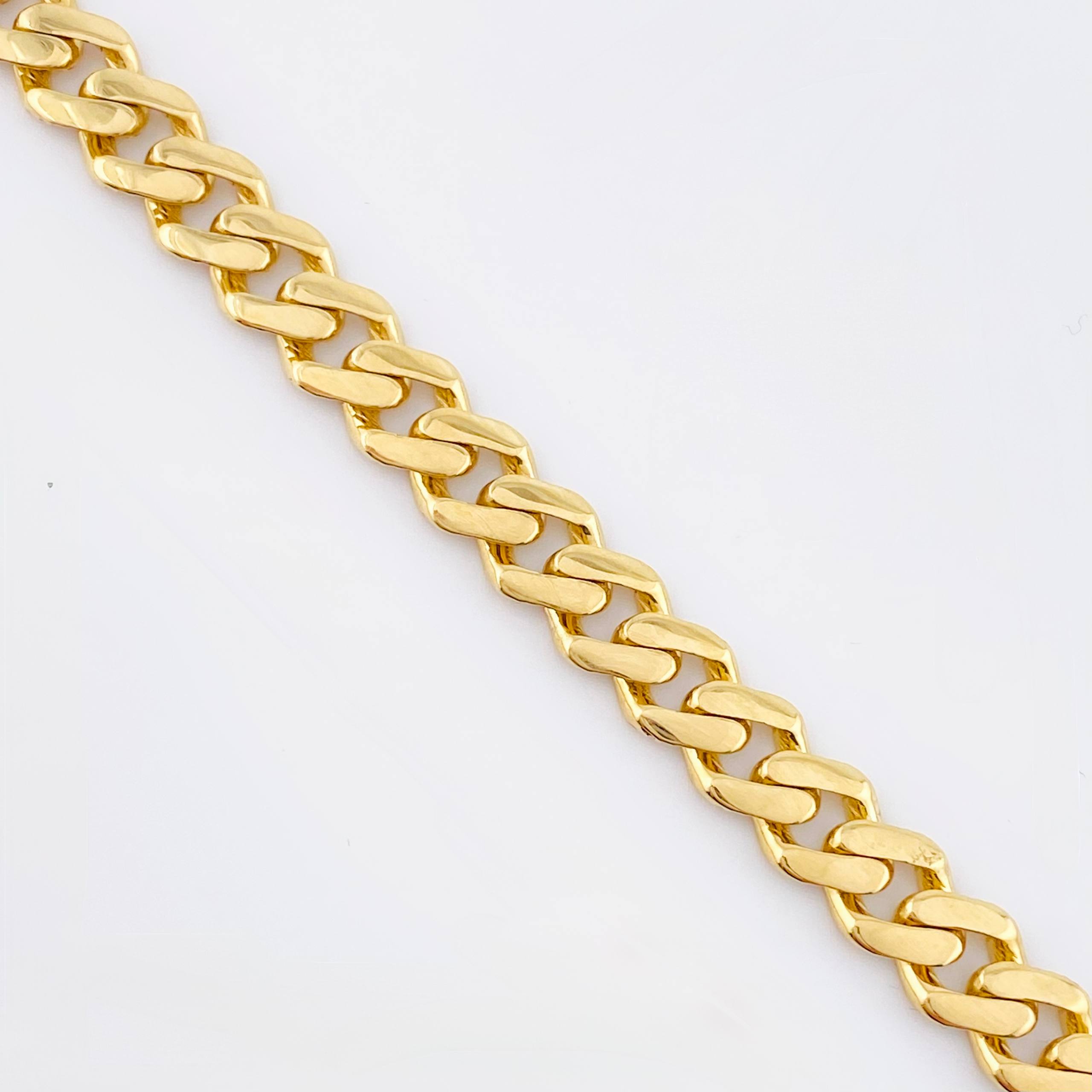 Pulso Cubano Monaco 10.35gr / 21cm / 7mm Oro Amarillo +4 18K ©
