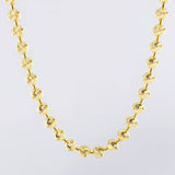 Cadena Militar Media Luna 30.95gr / 70cm / 5mm Oro Amarillo Nac.Esp. 18K ©