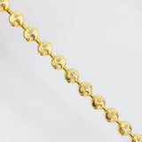 Cadena Militar Media Luna 30.95gr / 70cm / 5mm Oro Amarillo Nac.Esp. 18K ©