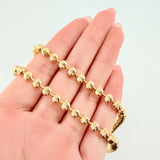 Cadena Militar Media Luna 30.95gr / 70cm / 5mm Oro Amarillo Nac.Esp. 18K ©