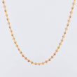 Cadena Militar Media Luna 10.5gr / 60cm / 2mm Oro Rosa Nac.Esp. 18K