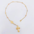 Pulso Denario Virgen Milagrosa 2.4gr / 17.5cm / 3mm Tres Oros 18K