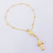 Pulso Denario Virgen Milagrosa 2.3gr / 17.5cm / 3mm Oro Amarillo 18K