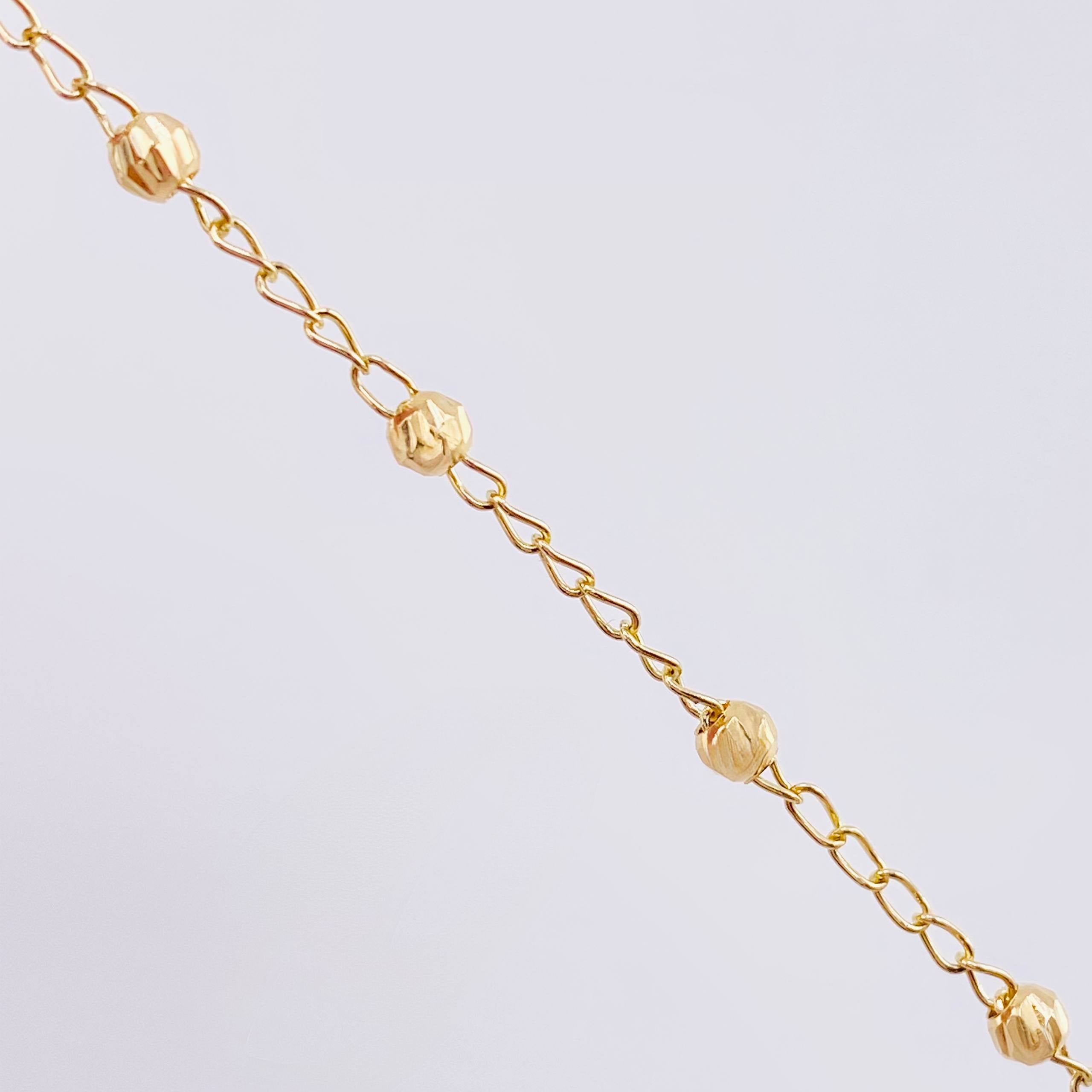 Pulso Denario Virgen Milagrosa 2.3gr / 17.5cm / 3mm Oro Amarillo 18K