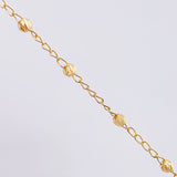 Pulso Denario Virgen Milagrosa 2.3gr / 17.5cm / 3mm Oro Amarillo 18K