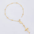 Pulso Denario Virgen Milagrosa 2.2gr / 17.5cm / 3mm Oro Amarillo 18K