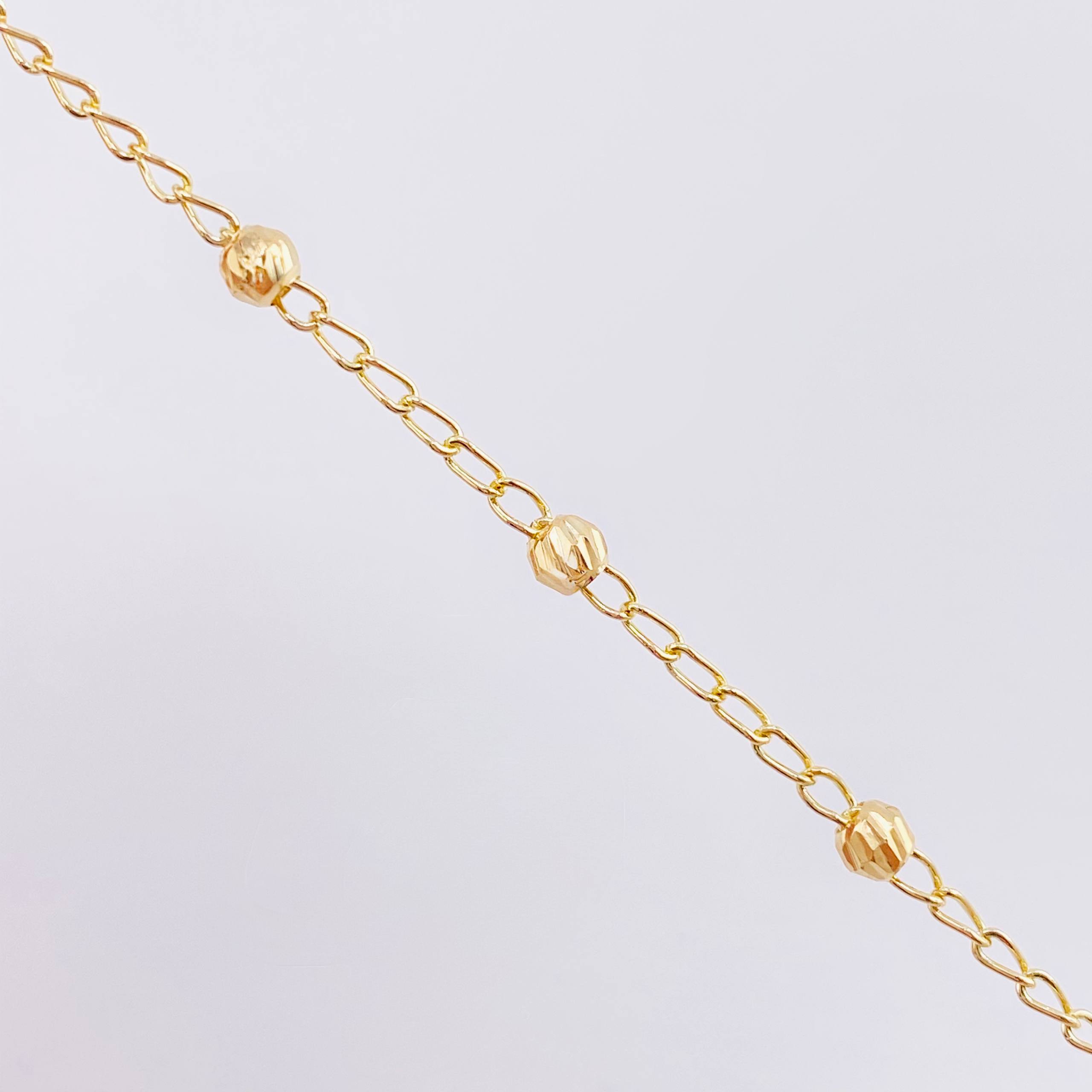 Pulso Denario Virgen Milagrosa 2.2gr / 17.5cm / 3mm Oro Amarillo 18K