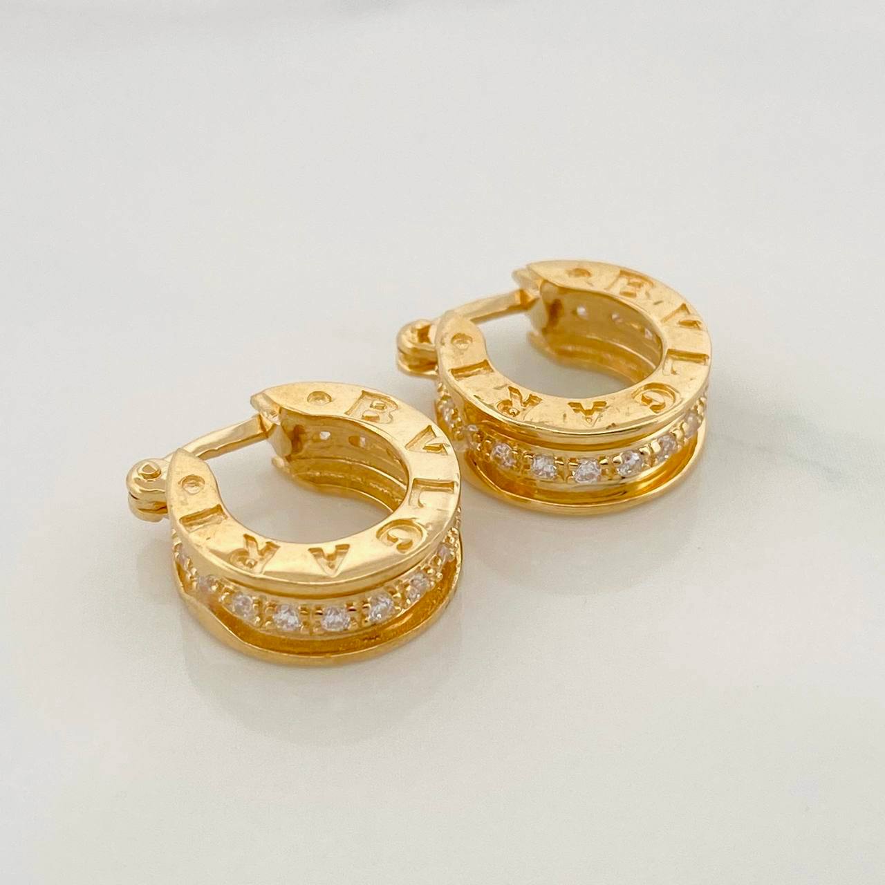 Candongas Bv 4.6g / 1.2cm Oro Amarillo 18K