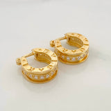 Candongas Bv 4.6g / 1.2cm Oro Amarillo 18K