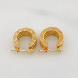 Candongas Bv 4.6g / 1.2cm Oro Amarillo 18K