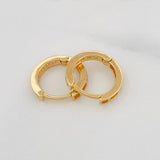 Candongas Carril 1.5g / 1cm Oro Amarillo 18K