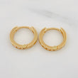 Candongas Carril 1.5g / 1cm Oro Amarillo 18K
