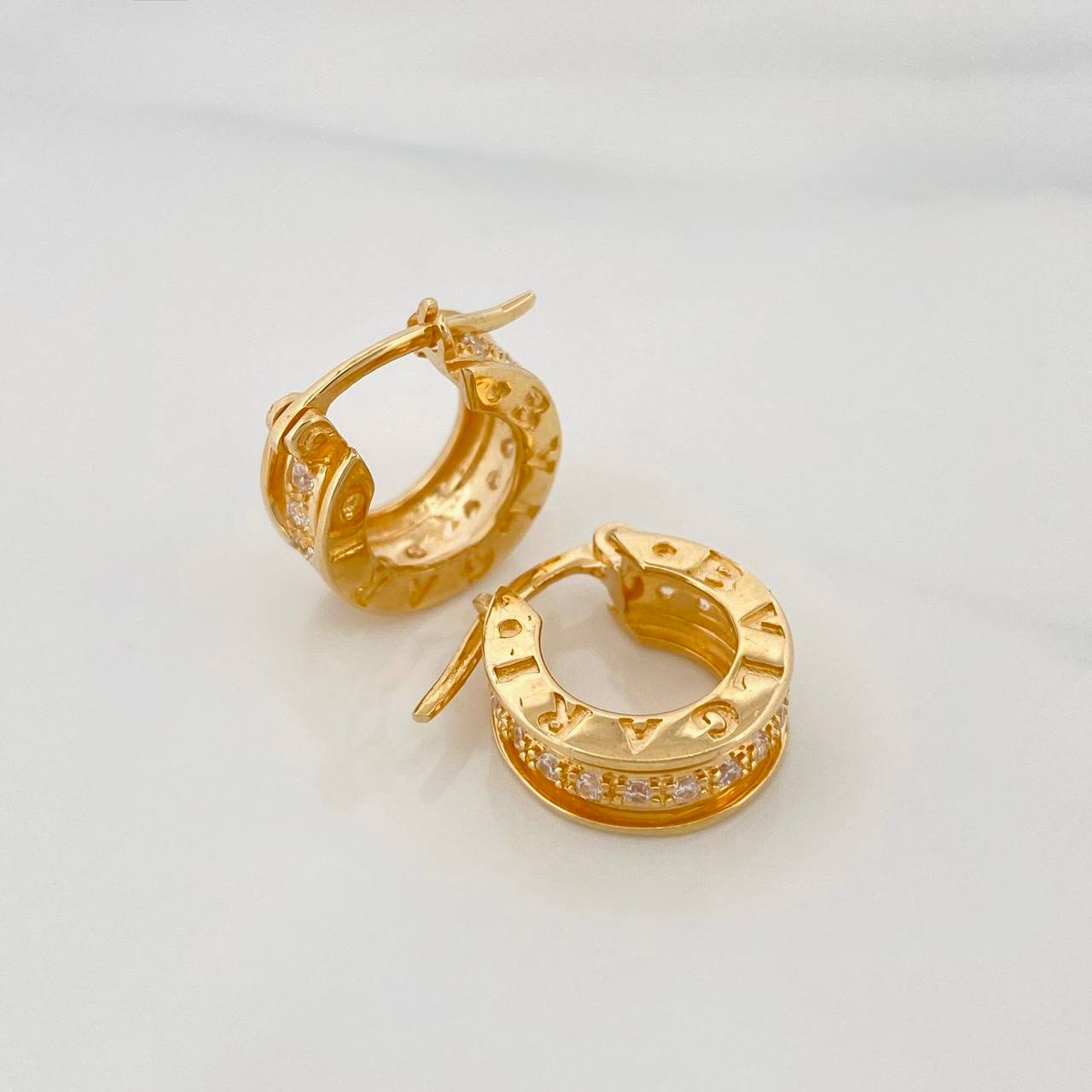 Candongas Bv 4.55g / 1.3cm Oro Amarillo 18K