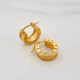 Candongas Bv 4.55g / 1.3cm Oro Amarillo 18K