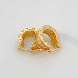 Candongas Bv 4.65g / 1.3cm Oro Amarillo 18K