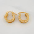 Candongas Bv 4.65g / 1.3cm Oro Amarillo 18K