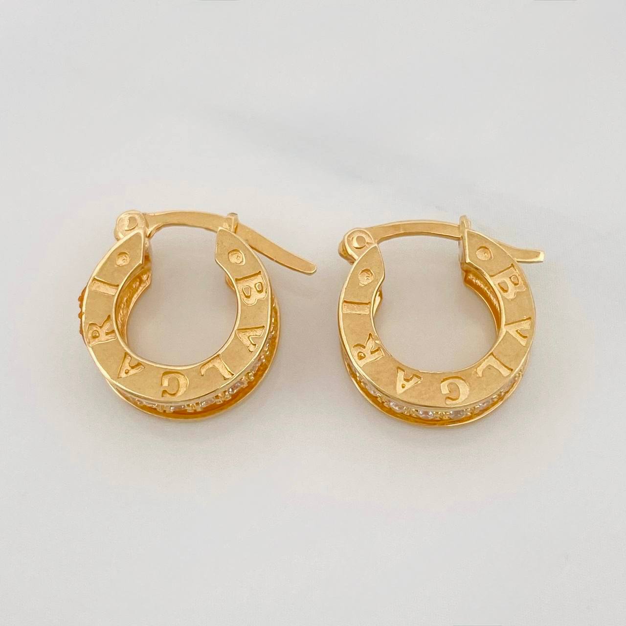 Candongas Bv 4.55g / 1.3cm Oro Amarillo 18K