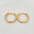 Candongas Carril 2.1g / 1.3cm Oro Amarillo 18K
