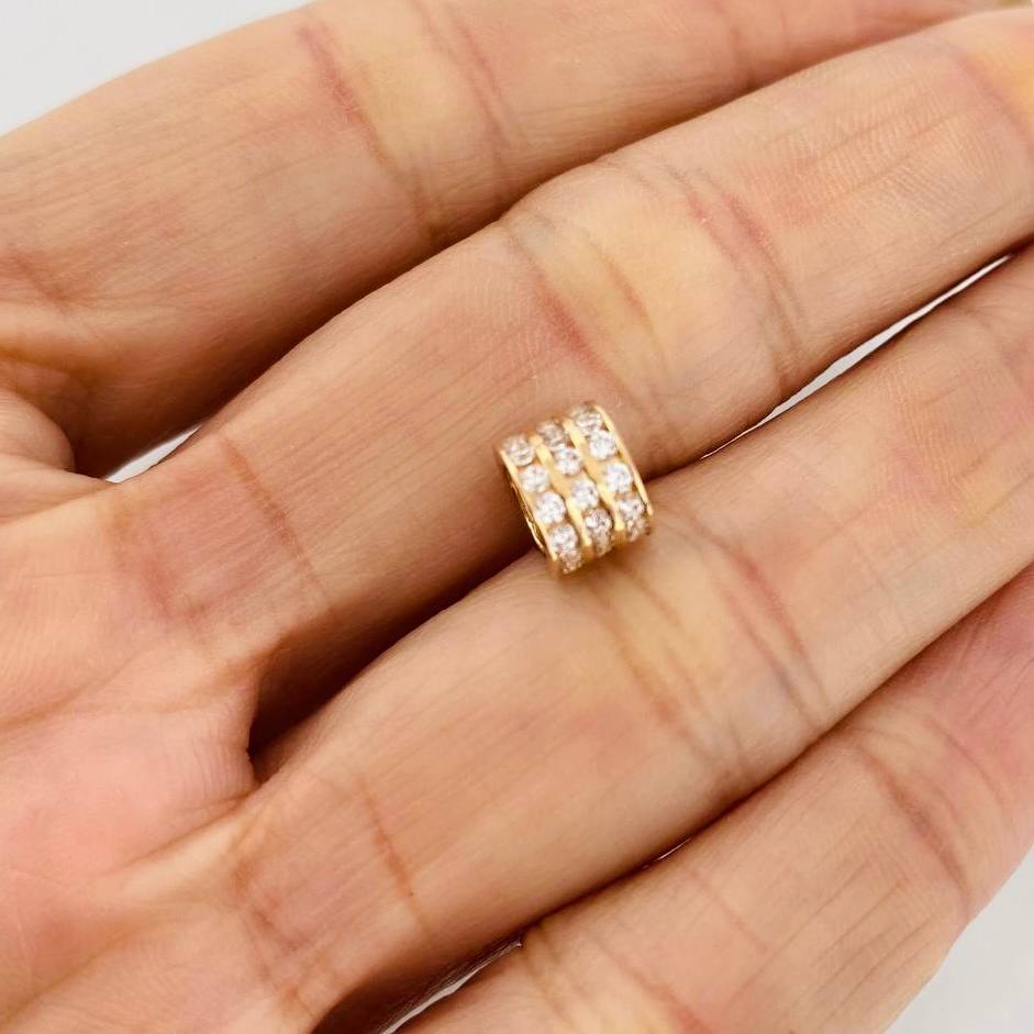 Herraje Cilindro 1.2g / 0.5cm Oro Amarillo 18K