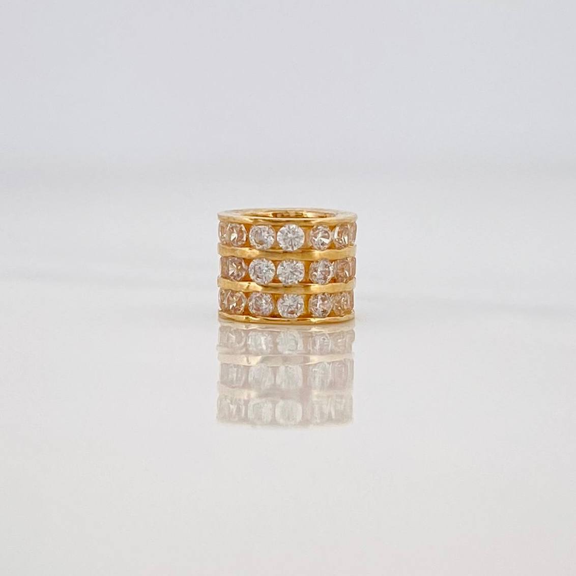 Herraje Cilindro 1.2g / 0.5cm Oro Amarillo 18K