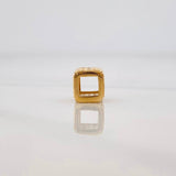 Herraje Cilindro Cuadrado 1.65g / 0.5cm Oro Amarillo 18K